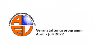 April – Juli 2022 Veranstaltungen